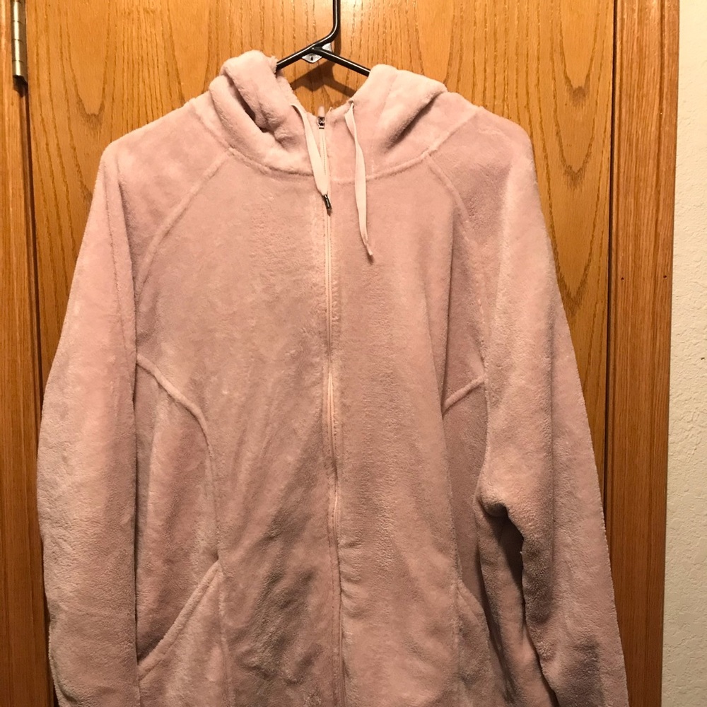 Pink fuzzy jacket